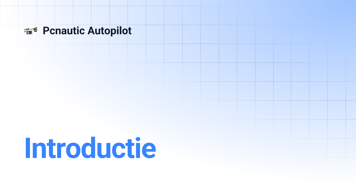 Initial page Autopilot